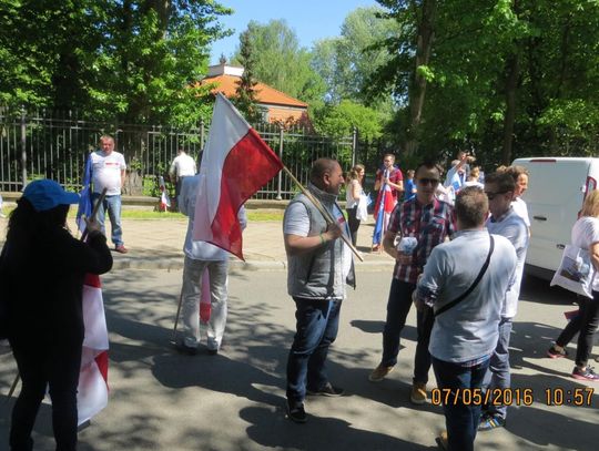 Tomaszowianie na manifestacji