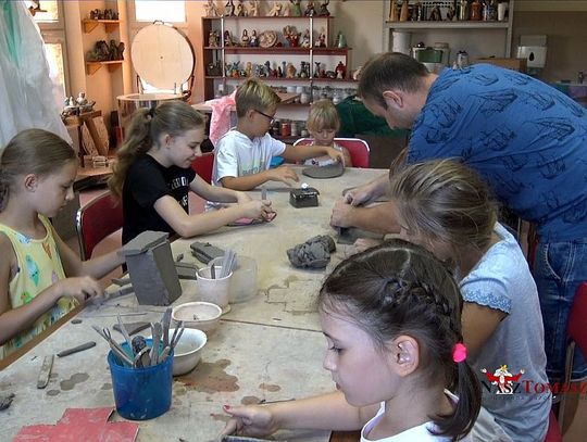 Warsztaty ceramiczne w Miejskim Centrum Kultury, filia "Tkacz"