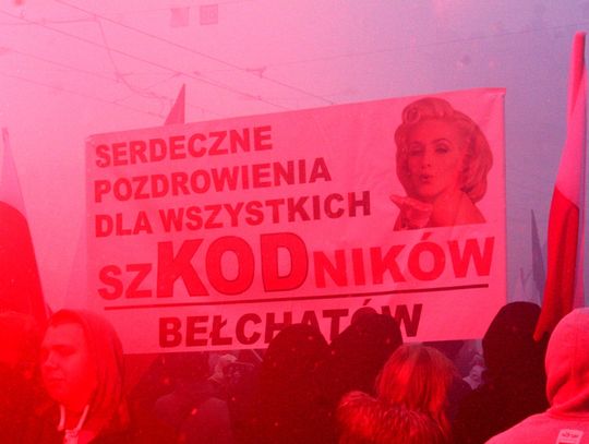 NT na Marszu Niepodległości w Warszawie