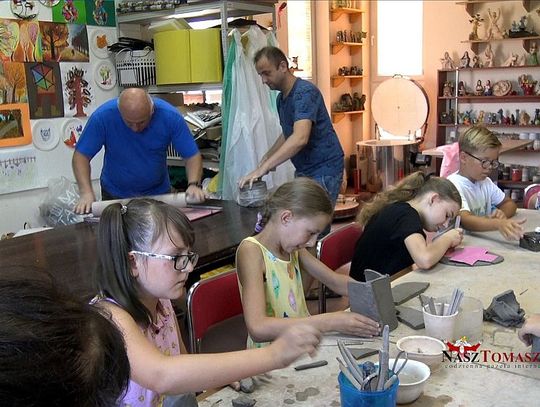 Warsztaty ceramiczne w Miejskim Centrum Kultury, filia "Tkacz"