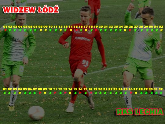 (Grafika)  Widzew - Lechia: Michalski najskuteczniejszy