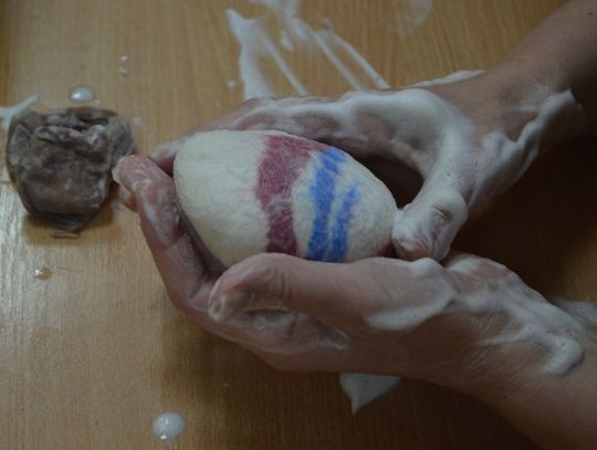 Filcowanie na mokro... zobaczcie co z tego wyszło