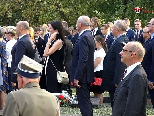 Uroczystość związana z uczczeniem 79. rocznicy wybuchu II wojny światowej