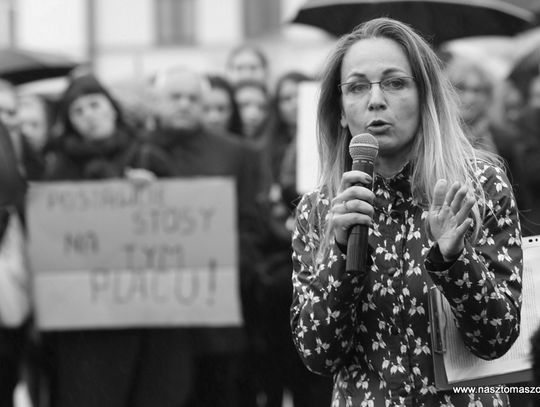 Protestowały na czarno