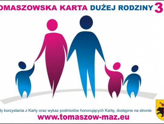 Tomaszowska Karta Dużej Rodziny - znamy już projekty graficzne
