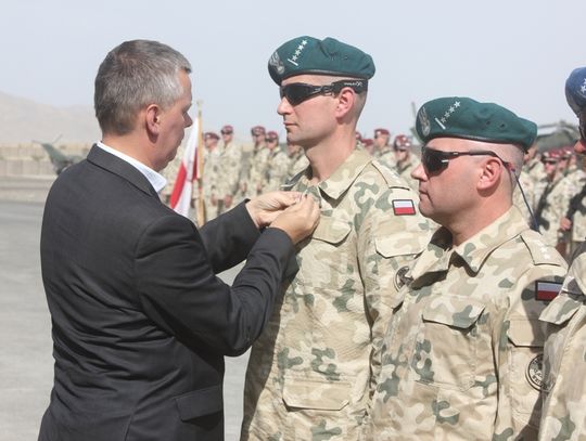 Minister Obrony Narodowej Tomasz Siemoniak z wizytą w Ghazni