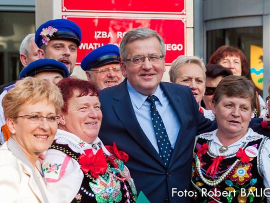 Prezydent Komorowski odwiedził Tomaszów - fotoreportaż Roberta Balickiego