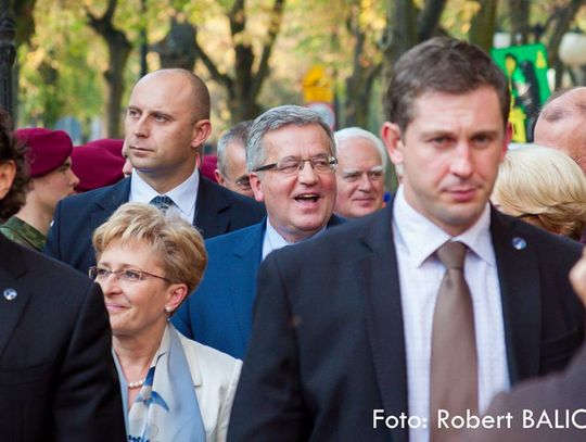 Prezydent Komorowski odwiedził Tomaszów - fotoreportaż Roberta Balickiego