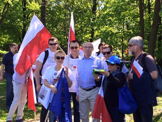 Tomaszowianie na manifestacji