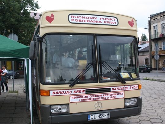 Krwiobus na Placu Kościuszki