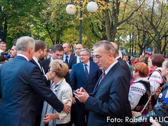 Prezydent Komorowski odwiedził Tomaszów - fotoreportaż Roberta Balickiego