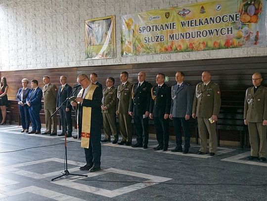 Wielkanocne spotkanie służb mundurowych