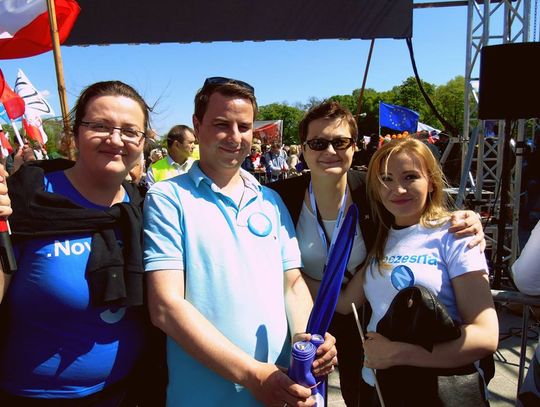 Tomaszowianie na manifestacji