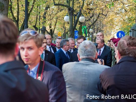 Prezydent Komorowski odwiedził Tomaszów - fotoreportaż Roberta Balickiego