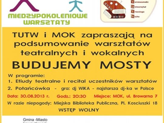 Budujemy mosty - warsztaty międzypokoleniowe