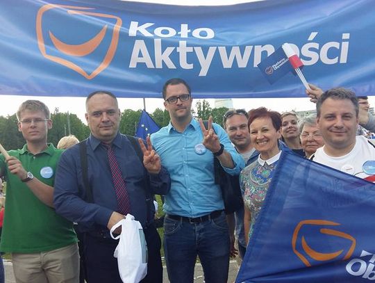 Tomaszowianie na manifestacji