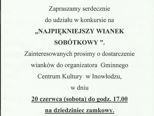 Sobótki w Inowłodzu Sobótki w Inowłodzu