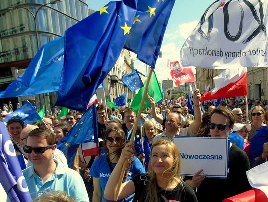 Tomaszowianie na manifestacji