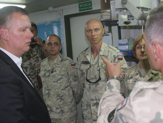 Minister Obrony Narodowej Tomasz Siemoniak z wizytą w Ghazni