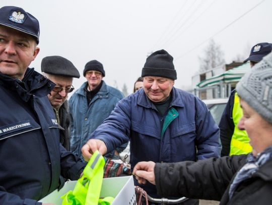 Odblaskowe Święta w gminie Ujazd