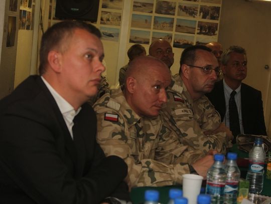 Minister Obrony Narodowej Tomasz Siemoniak z wizytą w Ghazni