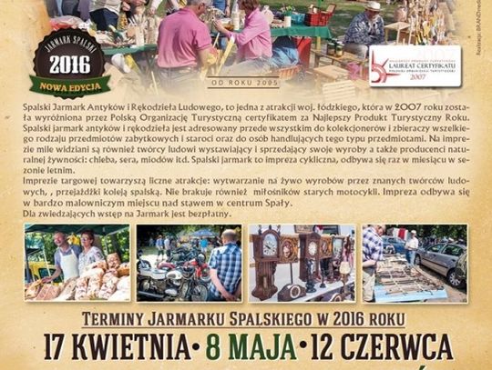 Wracają spalskie Jarmarki