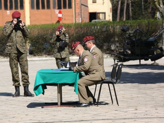 Przekazanie obowiązków dowódcy 7 pułku Ułanów Lubelskich