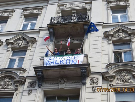 Tomaszowianie na manifestacji