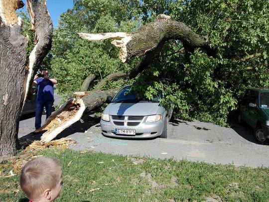 Wiało w mieście i nie tylko