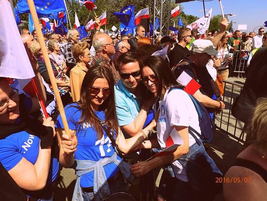 Tomaszowianie na manifestacji