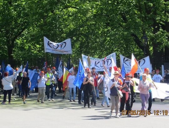 Tomaszowianie na manifestacji