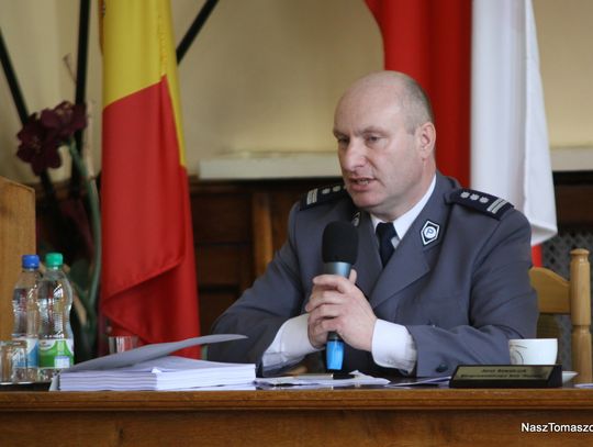 Komendant Gabriel Olejnik rzeczowo o bezpieczeństwie w naszym mieście