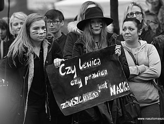 Protestowały na czarno