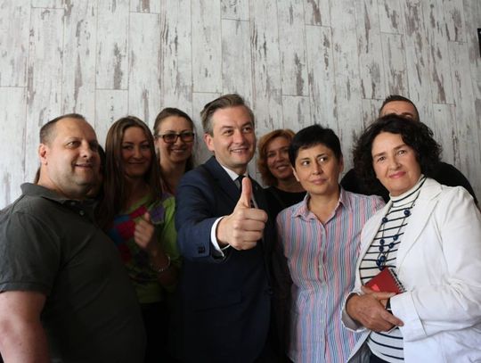 R. Biedroń wpadł na chwilę do Tomaszowa