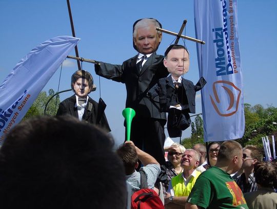 Tomaszowianie na manifestacji