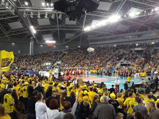 Obserwowali siatkarskie zmagania Obserwowali siatkarskie zmagania