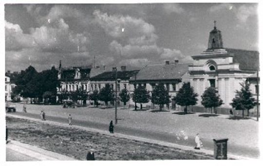 Plac Kościuszki - Pocztówka ze zbiorów kolekcjonera Grzegorza Węglarskiego