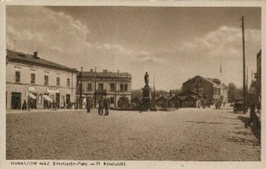 Plac Kościuszki - Pocztówka ze zbiorów kolekcjonera Grzegorza Węglarskiego