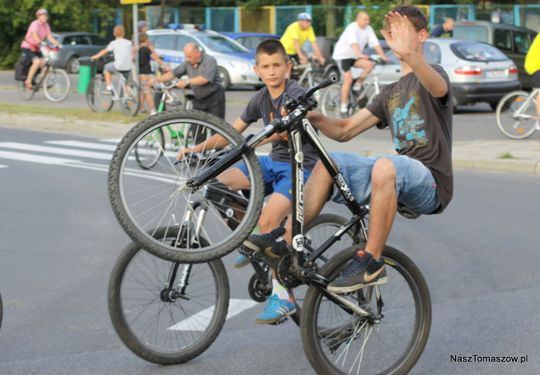 Masa krytyczna na ulicach Tomaszowa Mazowieckiego