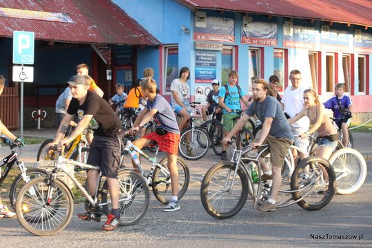 Masa krytyczna na ulicach Tomaszowa Mazowieckiego