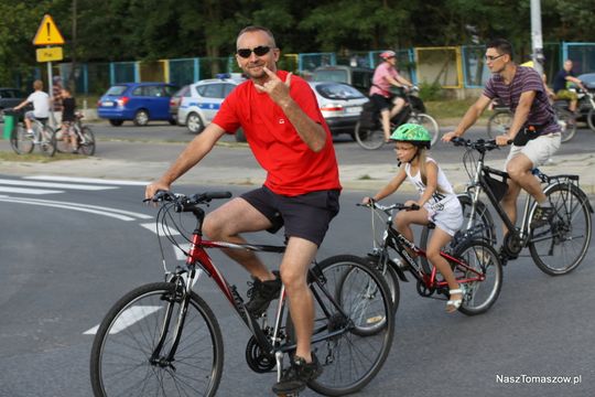 Masa krytyczna na ulicach Tomaszowa Mazowieckiego