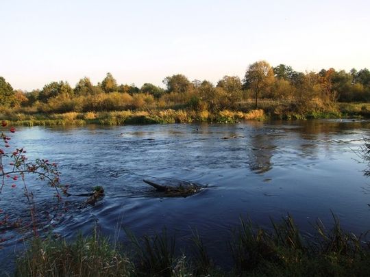 Między mostem kolejowym a ulicą Mireckiego