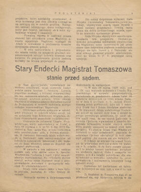 Proletarjat - dwutygodnik Tomaszowski - strona 6