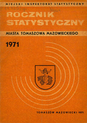 Rocznik Statystyczny Miasta Tomaszowa Mazowieckieg - strona 1