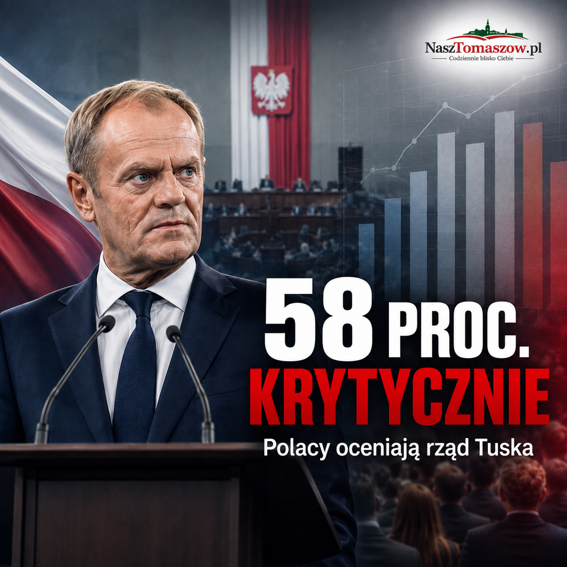 Jak oceniasz Rząd Donalda Tuska z punktu widzenia mieszkańca powiatowego miasta
